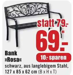 B1 Discount Baumarkt Bank >>Rosa«< Angebot