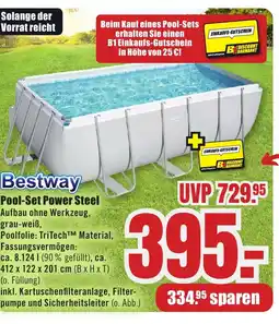 B1 Discount Baumarkt Bestway Pool-Set Power Steel Angebot