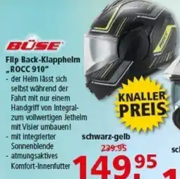 Multi Markt BÜSE Flip Back-Klapphelm .,ROCC 910" Angebot