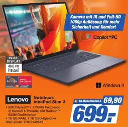 K+B Expert Lenovo Notebook IdeaPad Slim 3 Angebot