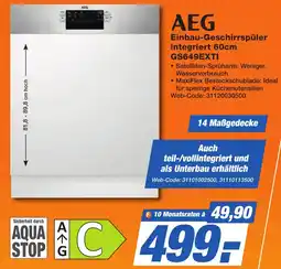 K+B Expert AEG Einbau-Geschirrspüler integriert 60cm GS649EXTI Angebot