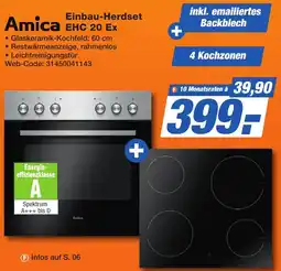 K+B Expert Amica Einbau-Herdset EHC 20 Ex Angebot