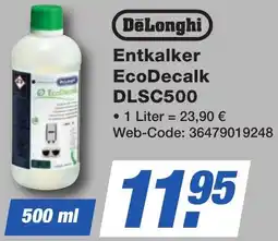 K+B Expert DeLonghi Entkalker EcoDecalk DLSC500 Angebot