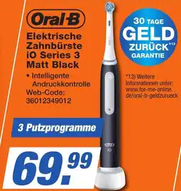 K+B Expert Oral-B Elektrische Zahnbürste iO Series 3 Matt Black Angebot