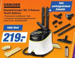 K+B Expert KÄRCHER Dampfreiniger SC 3 Deluxe Textil Edition Angebot