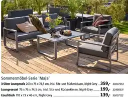 Bauhaus Sommermöbel-Serie 'Maja' Angebot