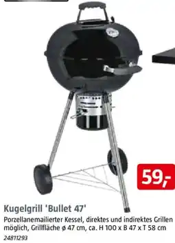 Bauhaus Kingstone Kugelgrill 'Bullet 47' Angebot