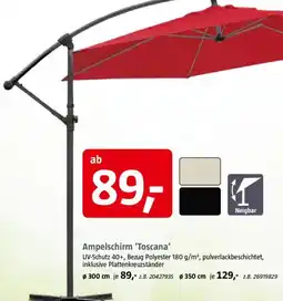 Bauhaus Ampelschirm 'Toscana' Angebot