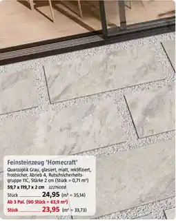 Bauhaus Feinsteinzeug 'Homecraft' Angebot