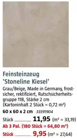 Bauhaus Feinsteinzeug 'Stoneline Kiesel' Angebot