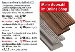 Bauhaus Terrassendiele Nadelholz KDI Angebot