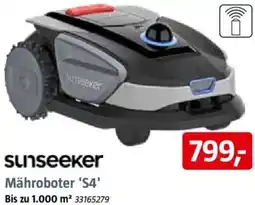 Bauhaus sunseeker Mähroboter 'S4' Angebot