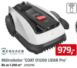 Bauhaus ECOVACS Mähroboter 'GOAT 01200 LiDAR Pro' Angebot