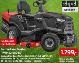 Bauhaus scheppach Benzin-Rasentraktor 'TMR452-98C-RD' Angebot