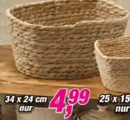 Posten Börse Dekokorb Naturbinse Angebot