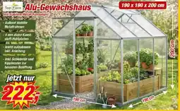 Posten Börse Top Flora Alu-Gewächshaus Angebot