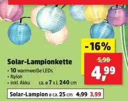 Thomas Philipps Solar-Lampionkette Angebot