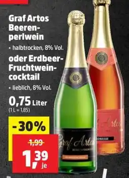 Thomas Philipps Graf Artos Beerenperlwein oder Erdbeer Fruchtweincocktail Angebot