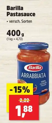 Thomas Philipps Barilla Pastasauce Angebot