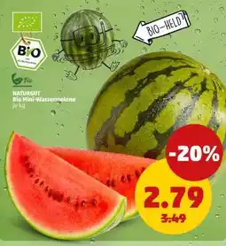 PENNY NATURGUT Bio Mini-Wassermelone je kg Angebot