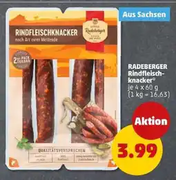 PENNY RADEBERGER Rindfleisch-knacker Angebot
