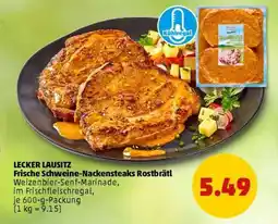 PENNY Frische Schweine-Nackensteaks Rostbrätl Angebot