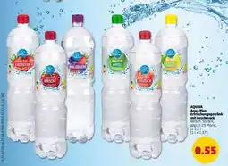 PENNY AQUWA Aqua Plus Erfrischungsgetränk mit Geschmack Angebot