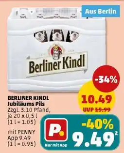 PENNY BERLINER KINDL Jubiläums Pils Angebot