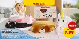 PENNY Kinder-Tierskissen oder Baby-Kuscheldecke mit Kissen Angebot