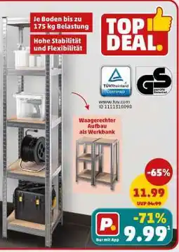 PENNY Waagerechter Aufbau als Werkbank Angebot