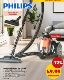 PENNY Bodenstaubsauger XB1142/10 Angebot