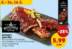 PENNY BUTCHER'S Spare Ribs Angebot