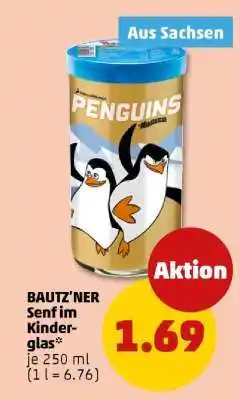 PENNY BAUTZ'NER Senf im Kinder-glas Angebot