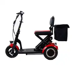 Netto Marken-Discount Elektro-Mobilitätshilfe MoBot Pro rot - 5 Fahrstufen + Rückwärtsgang /klappbar Angebot