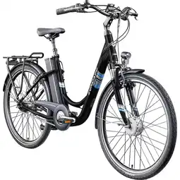 Netto Marken-Discount Zündapp Green 3.7 E Bike 26 Zoll schwarz/blau Angebot