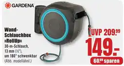 B1 Discount Baumarkt GARDENA Wand- Schlauchbox >>RollUp«< Angebot