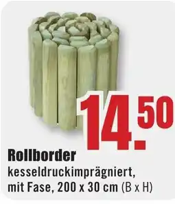 B1 Discount Baumarkt Rollborder Angebot