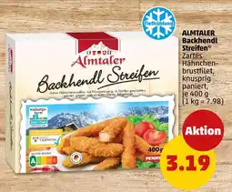 PENNY Almtaler backhendel streifen Angebot