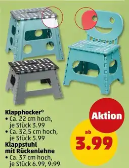PENNY Klapphocker 22 cm hoch Angebot