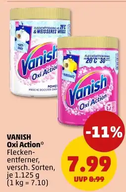 PENNY Vanish oxi action fleckenentferner Angebot