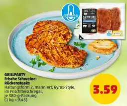 PENNY Frische schweine-rückensteaks Angebot