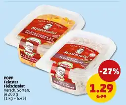 PENNY Popp feinster fleischsalat Angebot