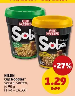 PENNY Nissin cup noodles Angebot