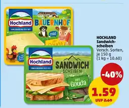 PENNY Hochland sandwichscheiben Angebot