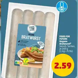PENNY Food for future vegane bratwurst Angebot