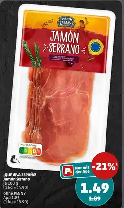 PENNY Jamón serrano Angebot