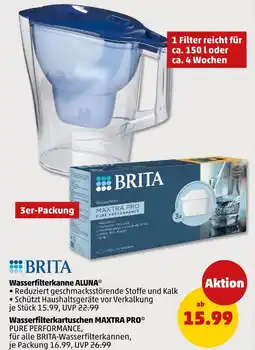 PENNY Brita wasserfilterkanne aluna Angebot