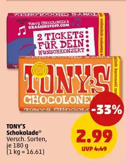 PENNY Tony's chocolonely schokolade Angebot