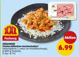 PENNY Mühlenhof frisches hähnchen-geschnetzeltes Angebot