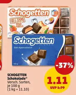 PENNY Schogetten schokolade Angebot